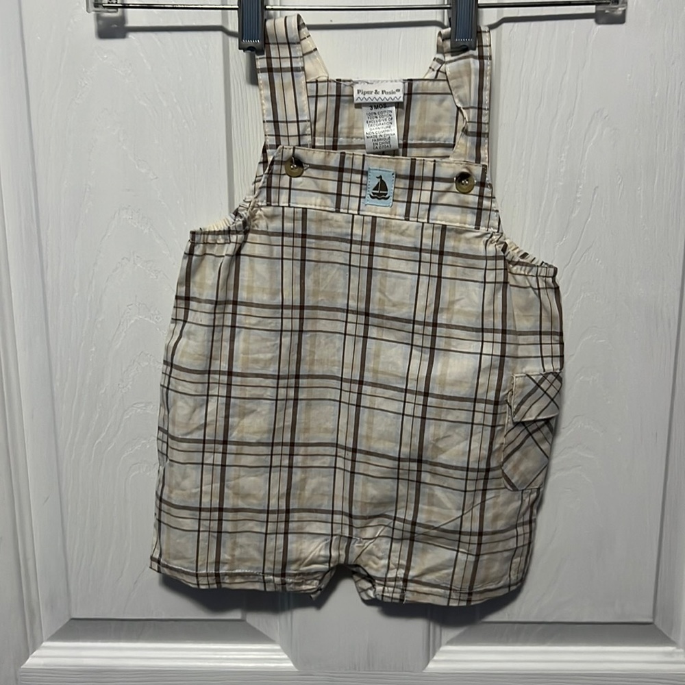 4/$15 Piper and Posie overalls